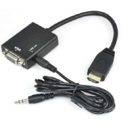 Convertidor HDMI a VGA con Audio