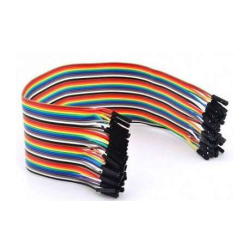 Cable qt 20cm (10 pines) hembra-hembra