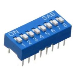 Dipswitch 8 Posiciones